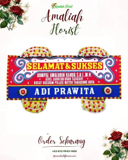 Papan Bunga Ucapan Selamat Siwalan